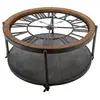 Image de Table basse Chrono ronde noire