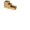 Image de - Lot de 3 Organiseurs Tiroirs "Wood" 38cm Naturel