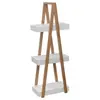 Image de Rangement 3 niveaux salle de bain Natureo blanc