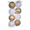 Image de Créateur d'intérieur - Lot de 8 Boules de Noël Colorama 7cm Or & Blanc