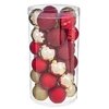 Image de Féérie Lights & Christmas - Kit Décoration pour sapin de Noël - 30 Pièces - Rouge et or - La maison des couleurs