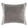 Image de Féérie Lights & Christmas - Coussin carré imitiation fourrure Terre sauvage - L. 40 x l. 40 cm - Gris - Marc en terre sauvage
