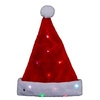 Image de Fééric Lights and Christmas - Chapeau de Noël Adulte "Led" 41cm Rouge