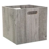 Image de Five Simply smart - Cube de rangement effet bois MIX'N MODUL - L. 31 x l. 31 x H. 31 cm - Couleur chêne gris - MIX'N MODUL