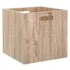 Image de Five Simply smart - Cube de rangement effet bois MIX'N MODUL - L. 31 x l. 31 x H. 31 cm - Couleur chêne naturel - MIX'N MODUL
