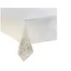 Image de Féérie Lights & Christmas - Nappe de Noël motifs Léopard - L. 140 x l. 360 cm - Blanc et doré - La maison des couleurs