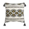 Image de Créateur d'intérieur - Housse de Coussin Imprimé "Aztèque" 40x40cm Beige