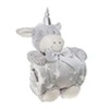 Image de Peluche Licorne et son 1 plaid imprimé étoile