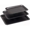 Image de - Lot de 3 Plaques de Cuisson "Steel" 48cm Gris