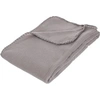 Image de Plaid polaire microfibre gris 125x150cm