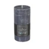 Image de Bougie ronde effet rustique - D 7 x H 14 cm - Gris