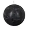 Image de Bougie sphérique style rustique - D 10 cm - Noir
