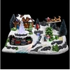 Image de Village de noël animé & lumineux modèle traîneau