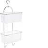 Image de - Support de Douche 2 Paniers Blanc