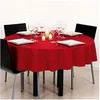 Image de NAPPE ANTITACHE RONDE 180CM Rouge