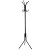 Image de - Porte manteau en métal 8 crochets - H. 176 cm - Noir