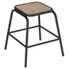 Image de Tabouret Edena bois métal Atmosphera
