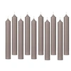 Image de Comptoir de la Bougie - Lot de 10 Bougies Bâton "Hugo" 16cm Taupe