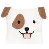 Image de - Coussin Bouclette Chien "Scott" 40x40cm Blanc