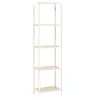 Image de Etagère droite 5 tablettes Curvy beige
