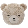 Image de - Coussin Déco Rond Enfant "Ours" 27cm Taupe