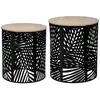 Image de Atmosphera Table Basse Meta Et Fibre 2 Unités One Size