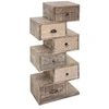 Image de Commode Ajay 6 tiroirs bois massif