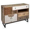 Image de Buffet en bois de manguier Koval nuances unies