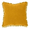 Image de Créateur d'intérieur - Coussin à Pompons "Jao" 40x40cm Ocre