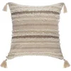 Image de - Coussin Shine Carré avec Pompons 59x59cm - Beige - Shine