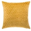 Image de Créateur d'intérieur - Coussin Déhoussable "Losange 3D" 40x40cm Ocre