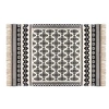 Image de Créateur d'intérieur - Tapis Déco à Franges "Pailo" 120x170cm Noir & Blanc