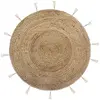 Image de - Tapis à franges rond en jute Cosy - Diam. 80 cm - Beige - Cosy