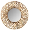 Image de - Miroir mural tressé Terre Sauvage - Diam. 45 cm - Beige - Terre sauvage