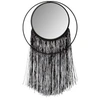 Image de Créateur d'intérieur - Miroir Mural Rond en Métal "Frange" 18cm Noir