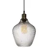 Image de Créateur d'intérieur - Lampe Suspension Verre Fumé "Omaha" 25cm Gris