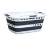 Image de - Panier à Linge Pliable Hugger Box 45L Gris