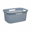 Image de Panier à linge buanderie gris 4 poignées