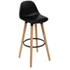 Image de Tabouret bar Maxon simili noir