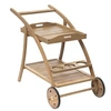 Image de Hespéride - Desserte de jardin en bois à roulettes Tiwi - L. 105 x H. 78 cm - Beige - Tiwi