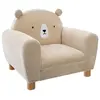 Image de Fauteuil enfant oreilles ours brun