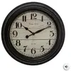 Image de Créateur d'intérieur - Horloge Murale Déco en Verre "Moulure" 29cm Noir