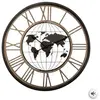 Image de Horloge métal D67 Monde