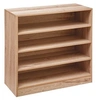 Image de Range chaussures 4 cases bois naturel