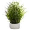 Image de Créateur d'intérieur - Plante Artificielle en Pot "Herbes Folles" 40cm Blanc