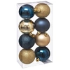 Image de Féérie Lights & Christmas - Kit de décorations pour sapin de noël - 8 Pièces - Bleu et or - La maison des couleurs