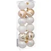 Image de Féérie Lights & Christmas - Kit de décorations pour sapin de noël - 12 Pièces - Blanc et nacré - La maison des couleurs