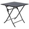 Image de Table alu pliante Azua 2 places graphite Hespéride
