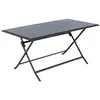 Image de Table aluminium Azua 6 places graphite Hespéride