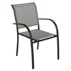 Image de Fauteuil empilable Piazza Hespéride galet/graphite